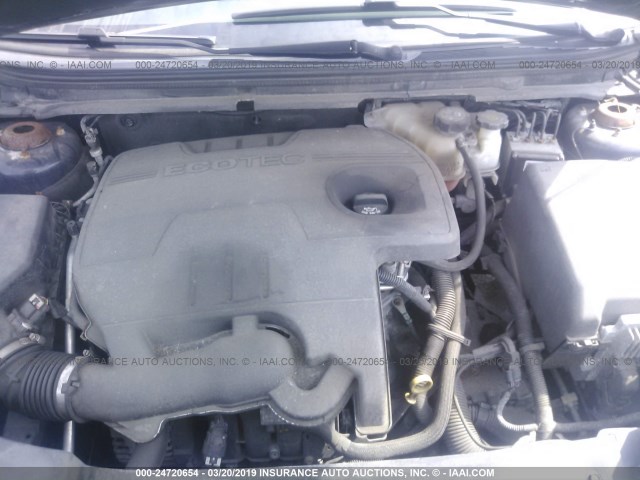 1G1ZE5E12BF383956 - 2011 CHEVROLET MALIBU LTZ ლურჯი ფოტო 10