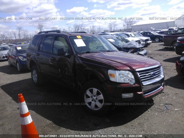 1FMEU7DE8AUA14548 - 2010 FORD EXPLORER XLT RED photo 1