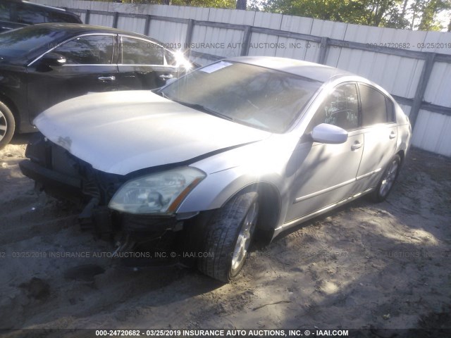 1N4BA41E67C839589 - 2007 NISSAN MAXIMA SE/SL SILVER photo 2