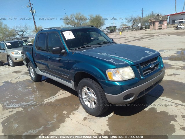 1FMZU77E91UB95446 - 2001 FORD EXPLORER SPORT TR  TURQUOISE photo 1