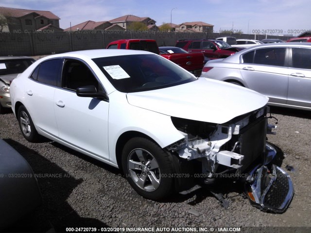 1G11B5SL6EF226172 - 2014 CHEVROLET MALIBU LS WHITE photo 1