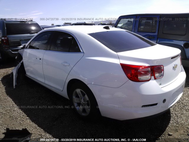 1G11B5SL6EF226172 - 2014 CHEVROLET MALIBU LS WHITE photo 3