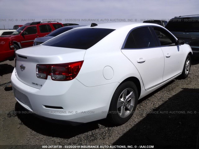 1G11B5SL6EF226172 - 2014 CHEVROLET MALIBU LS WHITE photo 4