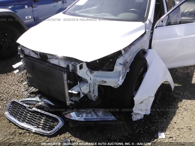 1G11B5SL6EF226172 - 2014 CHEVROLET MALIBU LS WHITE photo 6