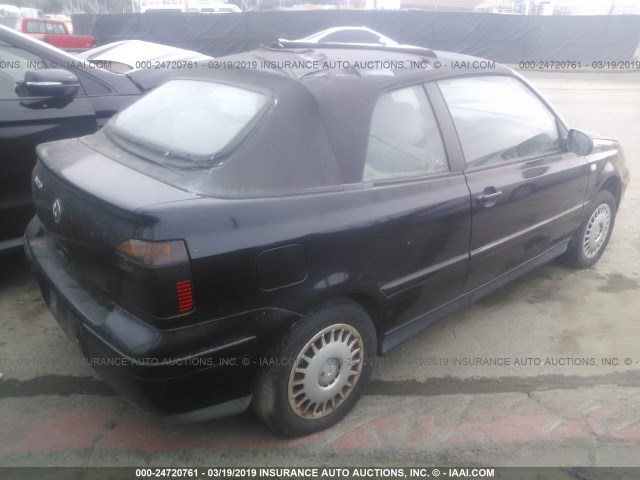 3VWCC21V1YM808244 - 2000 VOLKSWAGEN CABRIO GL BLACK photo 4