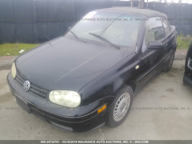 3VWCC21V1YM808244 - 2000 VOLKSWAGEN CABRIO GL BLACK photo 6