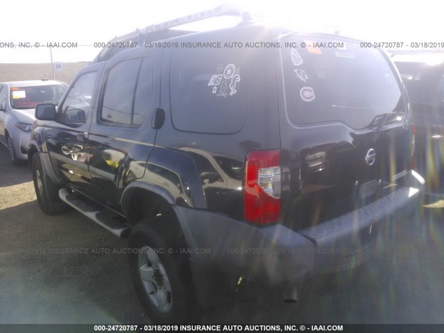 5N1ED28T94C679223 - 2004 NISSAN XTERRA XE/SE BLACK photo 3