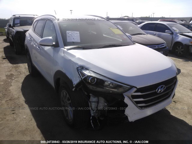 KM8J33A41HU267727 - 2017 HYUNDAI TUCSON LIMITED/SPORT AND ECO/SE WHITE photo 1