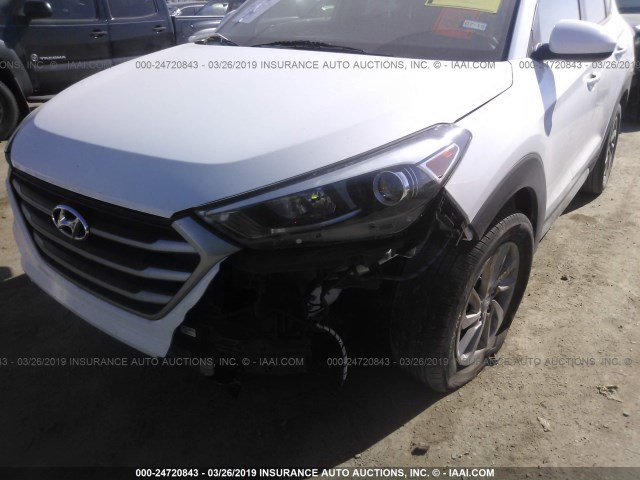 KM8J33A41HU267727 - 2017 HYUNDAI TUCSON LIMITED/SPORT AND ECO/SE WHITE photo 6