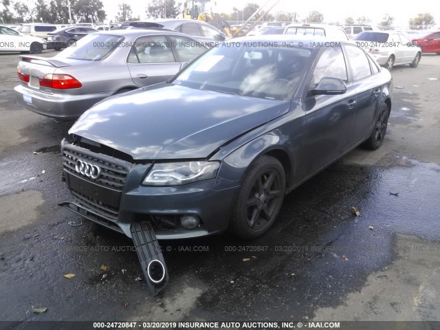 WAUJF78KX9N045963 - 2009 AUDI A4 PREMIUM PLUS GRAY photo 2