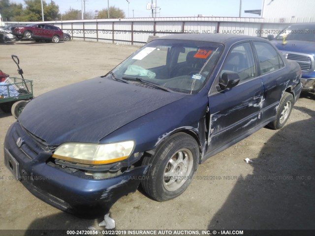 1HGCF86642A097451 - 2002 HONDA ACCORD VALUE BLACK photo 2