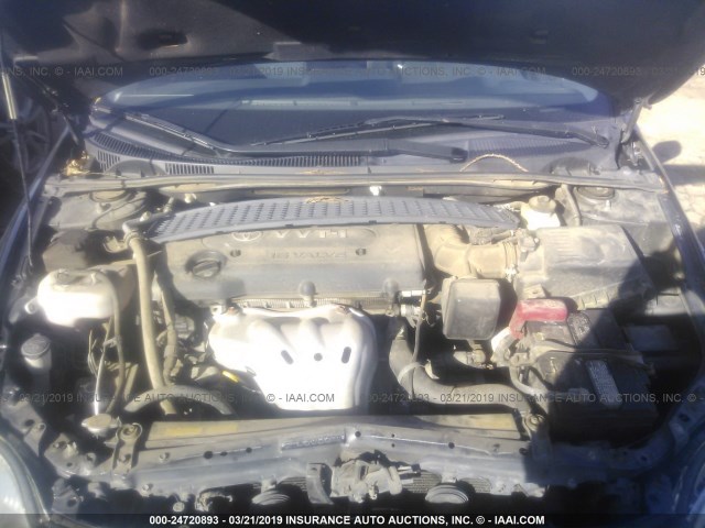 JTKDE167870173748 - 2007 TOYOTA SCION TC შავი ფოტო 10