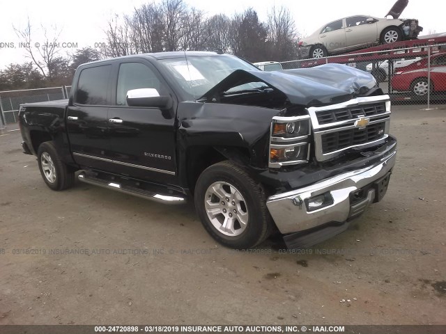 3GCUKSEC4EG402231 - 2014 CHEVROLET SILVERADO K1500 LTZ BLACK photo 1