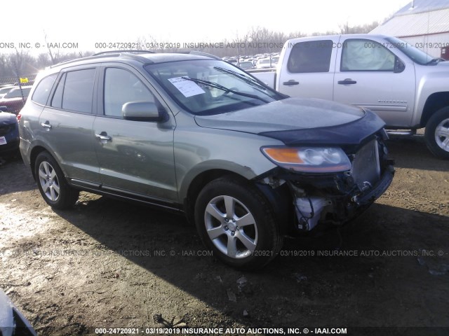 5NMSH73E87H066775 - 2007 HYUNDAI SANTA FE SE/LIMITED GREEN photo 1