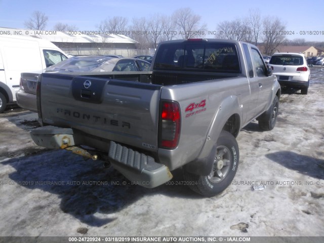 1N6ED26Y13C451053 - 2003 NISSAN FRONTIER KING CAB XE/KING CAB SE TAN photo 4