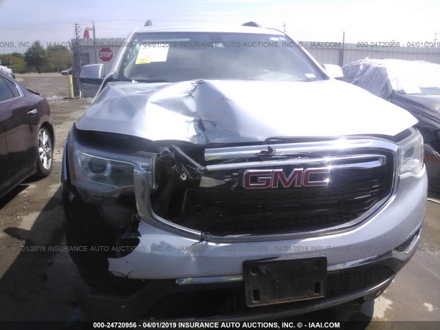 1GKKNLLA9HZ177593 - 2017 GMC ACADIA SLE SILVER photo 6