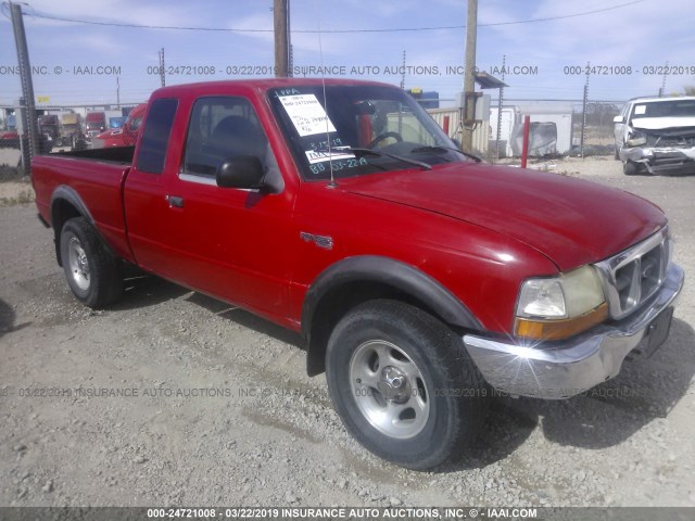 1FTZR15X2YPA82504 - 2000 FORD RANGER SUPER CAB RED photo 1