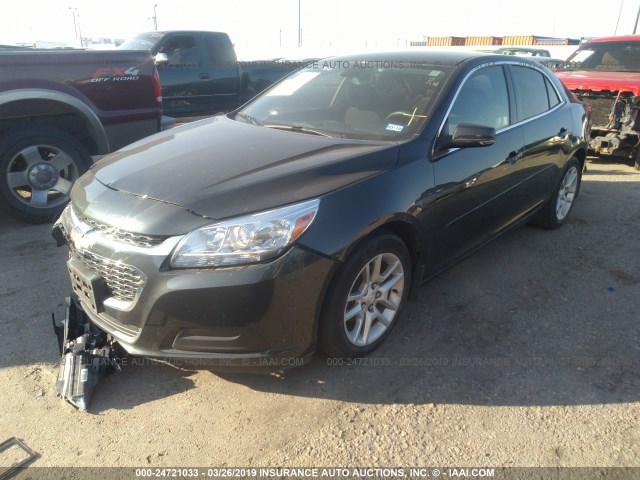 1G11C5SL5FF282943 - 2015 CHEVROLET MALIBU 1LT 黑色 照片 2