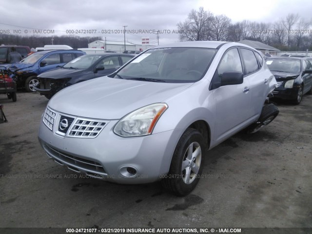 JN8AS5MV2AW113629 - 2010 NISSAN ROGUE S/SL/KROM SILVER photo 2