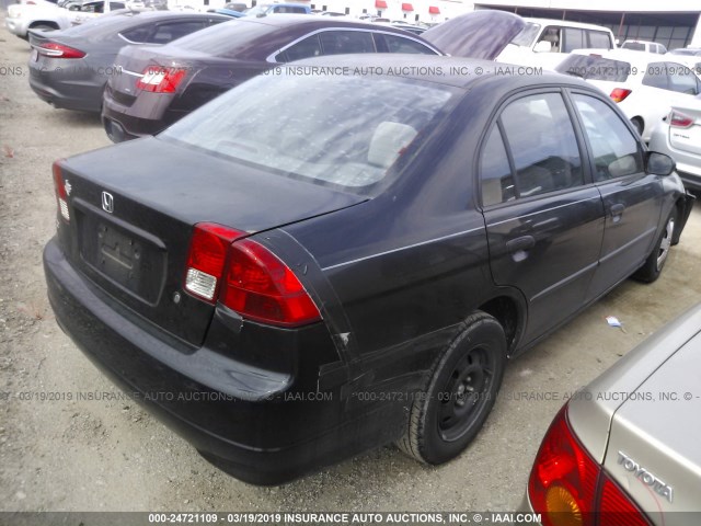 2HGES16335H627447 - 2005 HONDA CIVIC DX VP 黑色 照片 4