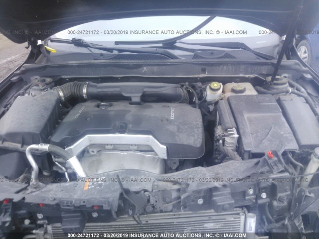 1G11C5SA8DF177163 - 2013 CHEVROLET MALIBU 1LT ნაცრისფერი ფოტო 10