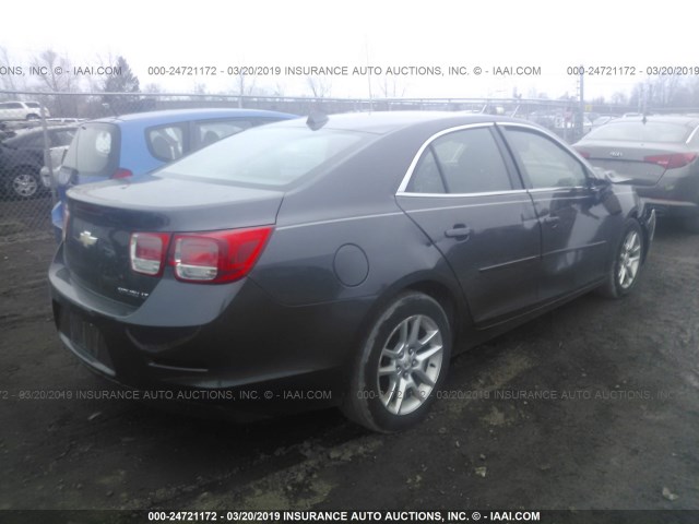 1G11C5SA8DF177163 - 2013 CHEVROLET MALIBU 1LT ნაცრისფერი ფოტო 4