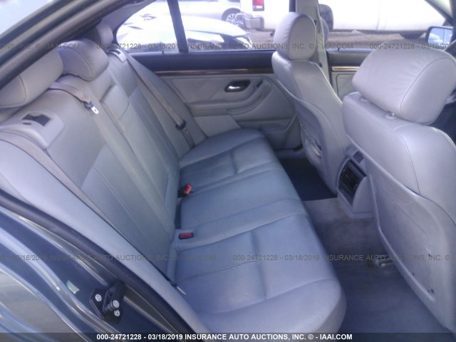 WBADN63421GM73666 - 2001 BMW 540 I AUTOMATIC Szary zdjęcie 8