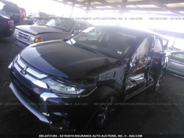 JA4AD2A39GZ041918 - 2016 MITSUBISHI OUTLANDER ES BLACK photo 2