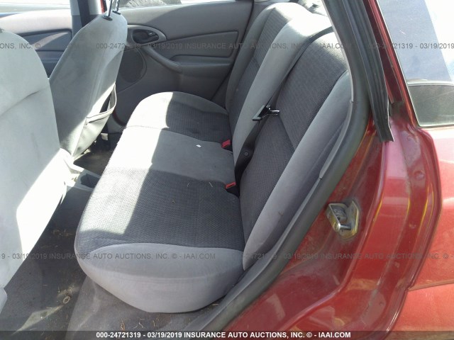 1FAFP34373W240620 - 2003 FORD FOCUS SE COMFORT/SE SPORT RED photo 8