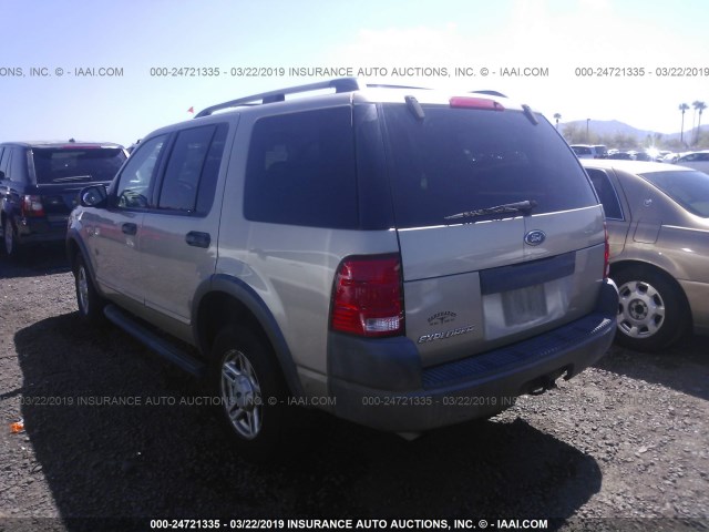 1FMZU62K83ZB12179 - 2003 FORD EXPLORER XLS/XLS SPORT GOLD photo 3