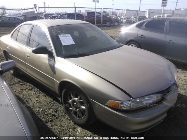 1G3WH52H02F143632 - 2002 OLDSMOBILE INTRIGUE GX GOLD photo 1