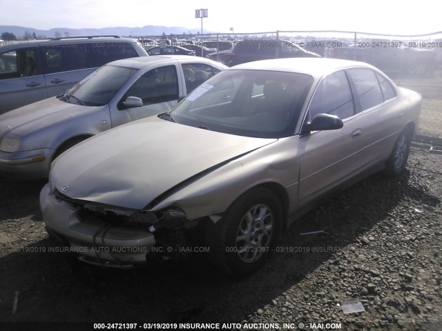 1G3WH52H02F143632 - 2002 OLDSMOBILE INTRIGUE GX GOLD photo 2