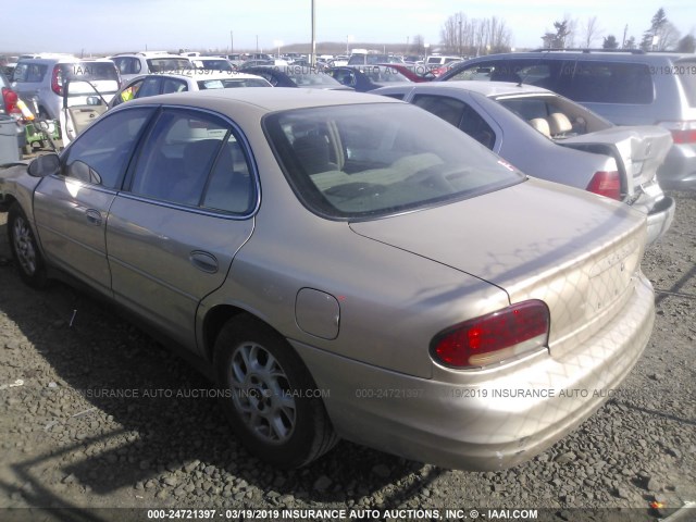 1G3WH52H02F143632 - 2002 OLDSMOBILE INTRIGUE GX GOLD photo 3