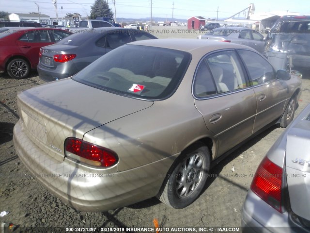 1G3WH52H02F143632 - 2002 OLDSMOBILE INTRIGUE GX GOLD photo 4