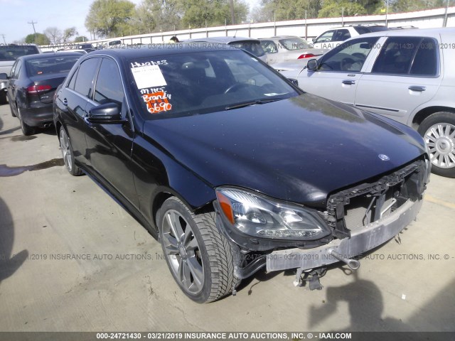 WDDHF5KB6EA840577 - 2014 MERCEDES-BENZ E 350 BLACK photo 1