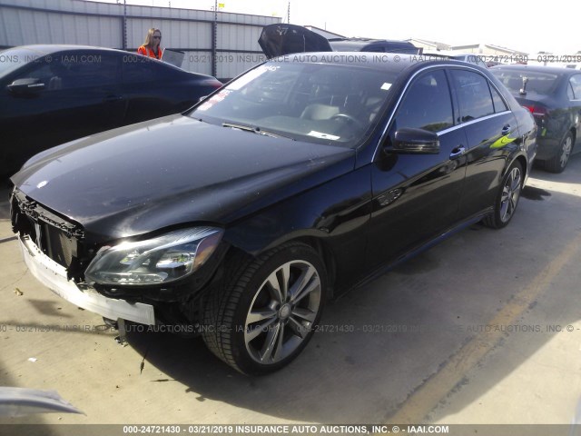 WDDHF5KB6EA840577 - 2014 MERCEDES-BENZ E 350 BLACK photo 2