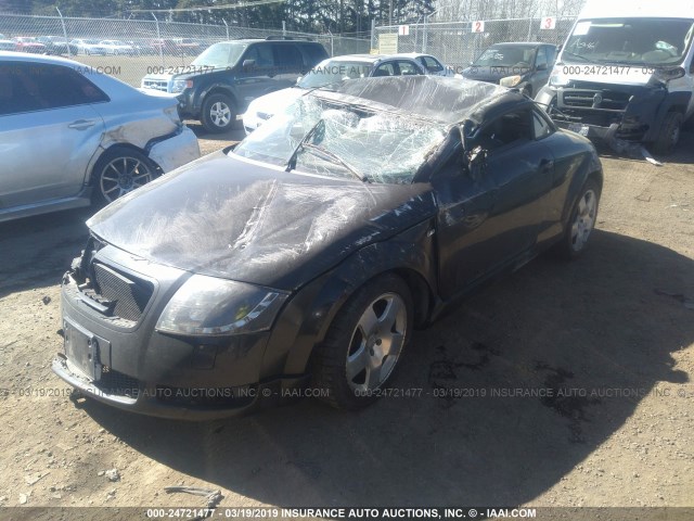 TRUWT28N011002345 - 2001 AUDI TT QUATTRO BLACK photo 2