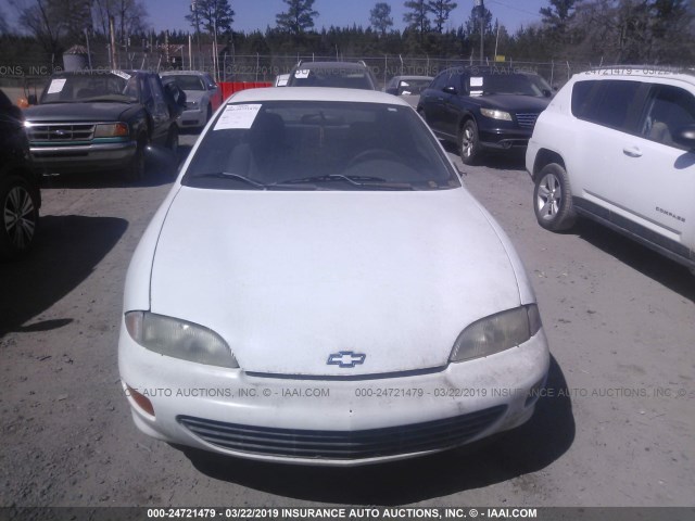 1G1JC1246WM119473 - 1998 CHEVROLET CAVALIER RS WHITE photo 6