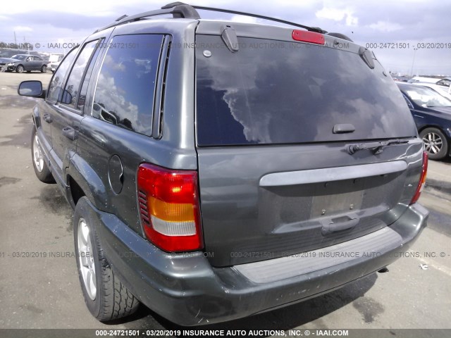 1J4GX48S54C212723 - 2004 JEEP GRAND CHEROKEE LAREDO/COLUMBIA/FREEDOM 灰色 照片 3