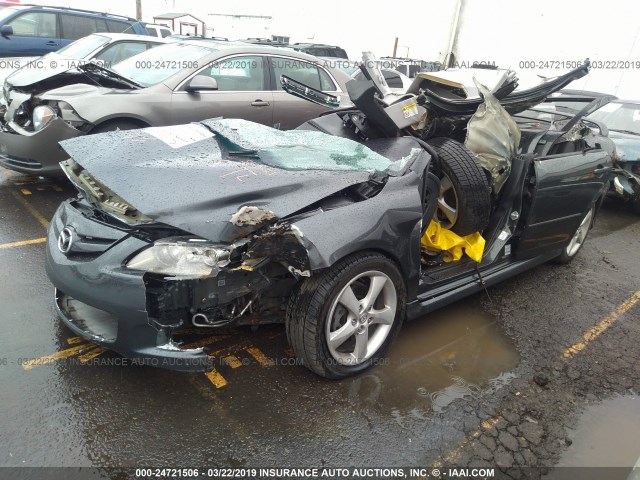 1YVFP80D535M20099 - 2003 MAZDA 6 S GRAY photo 2