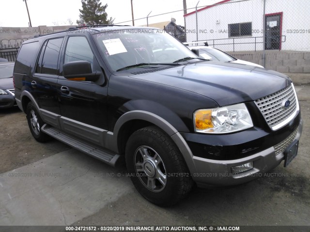 1FMRU17W83LB89670 - 2003 FORD EXPEDITION EDDIE BAUER BLACK photo 1