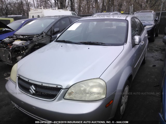 KL5JD56Z67K537259 - 2007 SUZUKI FORENZA CONVENIENCE/POPULAR SILVER photo 2