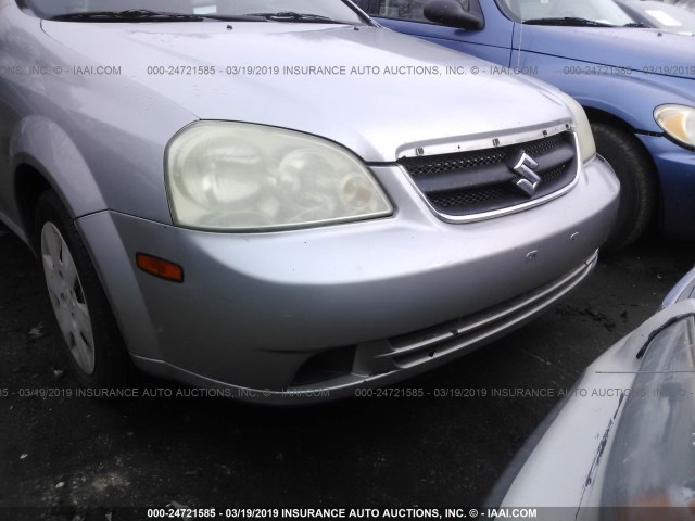 KL5JD56Z67K537259 - 2007 SUZUKI FORENZA CONVENIENCE/POPULAR SILVER photo 6