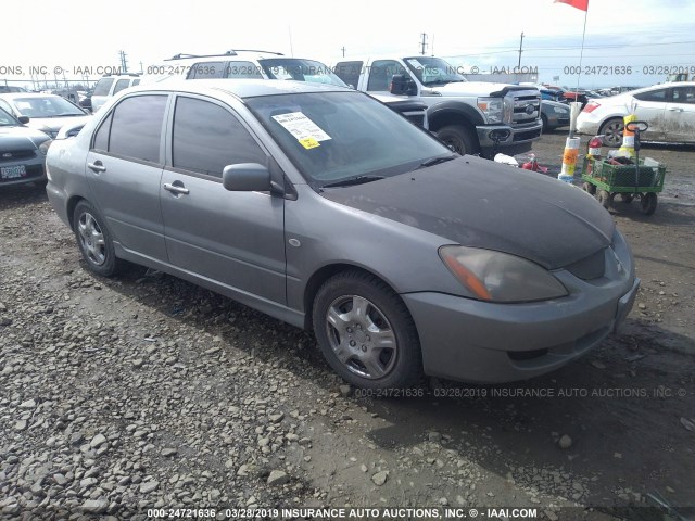 JA3AJ86E54U023256 - 2004 MITSUBISHI LANCER OZ RALLY GRAY photo 1