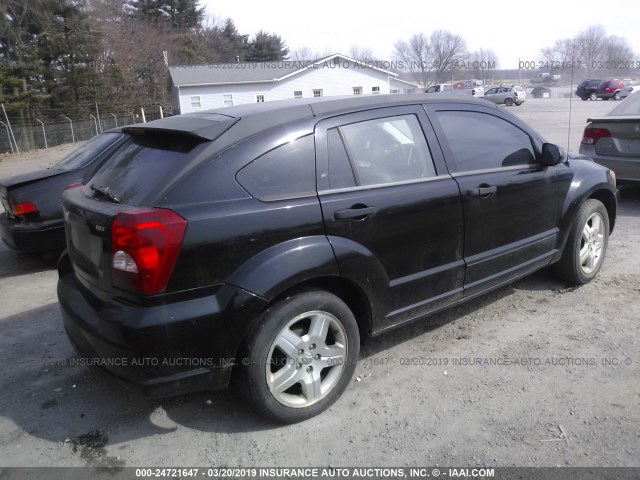 1B3HB48B77D350899 - 2007 DODGE CALIBER SXT BLACK photo 4