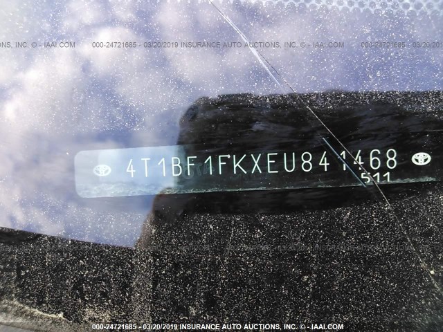 4T1BF1FKXEU841468 - 2014 TOYOTA CAMRY L/SE/LE/XLE 红色 照片 9