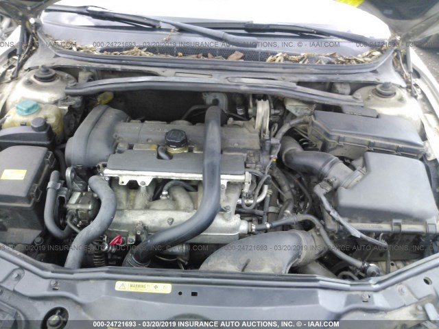 YV1TS592251400047 - 2005 VOLVO S80 2.5T GOLD photo 10