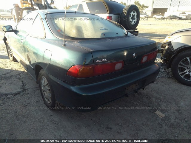 JH4DC4455WS003977 - 1998 ACURA INTEGRA LS GREEN photo 3