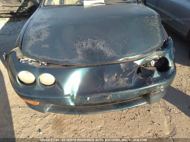 JH4DC4455WS003977 - 1998 ACURA INTEGRA LS GREEN photo 6