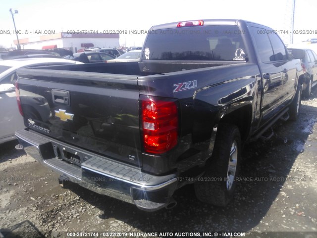 3GCUKREC7FG330693 - 2015 CHEVROLET SILVERADO K1500 LT GRAY photo 4